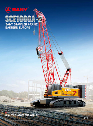 Gru cingolate - braccio a traliccio Sany SCE1000A-2