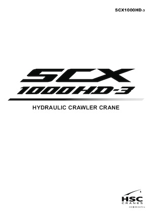 Gru cingolate - braccio a traliccio Hitachi Sumitomo SCX1000HD-3
