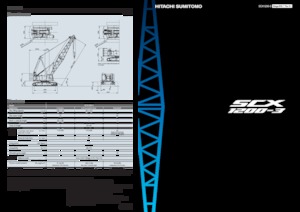 Gru cingolate - braccio a traliccio Hitachi Sumitomo SCX1200-3