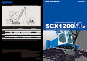 Gru cingolate - braccio a traliccio Hitachi Sumitomo SCX1200HD-2