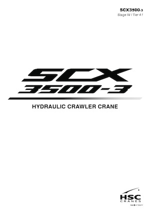 Gru cingolate - braccio a traliccio Hitachi Sumitomo SCX3500-3