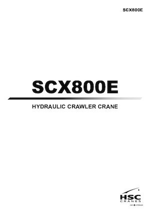 Gru cingolate - braccio a traliccio Hitachi Sumitomo SCX800E