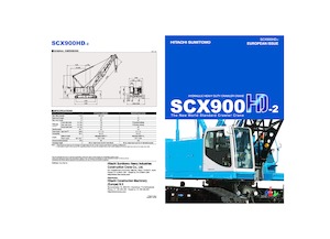Gru cingolate - braccio a traliccio Hitachi Sumitomo SCX900HD-2