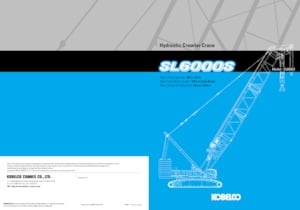 Gru cingolate - braccio a traliccio Kobelco SL6000S