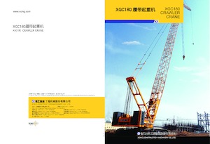 Gru cingolate - braccio a traliccio XCMG XGC180