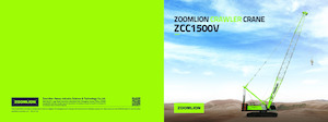 Gru cingolate - braccio a traliccio Zoomlion ZCC1500V