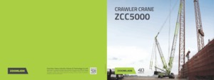 Gru cingolate - braccio a traliccio Zoomlion ZCC5000