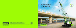 Gru cingolate - braccio a traliccio Zoomlion ZCC550V