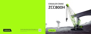 Gru cingolate - braccio a traliccio Zoomlion ZCC800H
