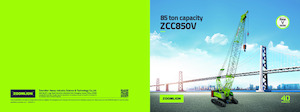 Gru cingolate - braccio a traliccio Zoomlion ZCC850V
