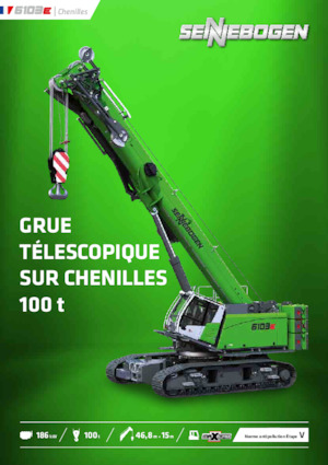 Gru cingolate - braccio telescopico Sennebogen 6103 E