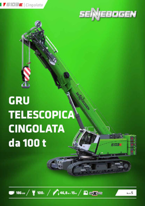 Gru cingolate - braccio telescopico Sennebogen 6103 E