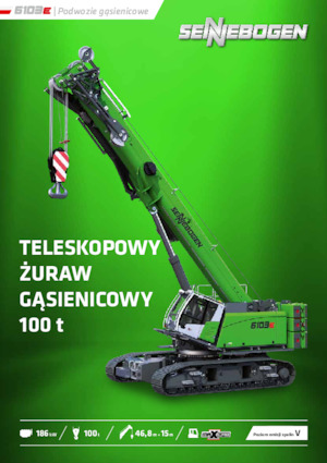 Gru cingolate - braccio telescopico Sennebogen 6103 E