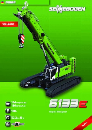 Gru cingolate - braccio telescopico Sennebogen 6133 E