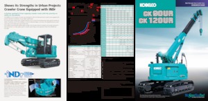 Gru cingolate - braccio telescopico Kobelco CK90UR