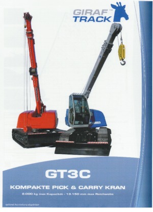 Gru cingolate - braccio telescopico GirafTrack GT 3 C
