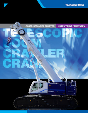 Gru cingolate - braccio telescopico Tadano GTC-1600