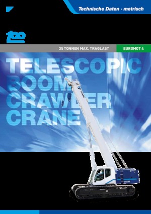 Gru cingolate - braccio telescopico Tadano GTC-350