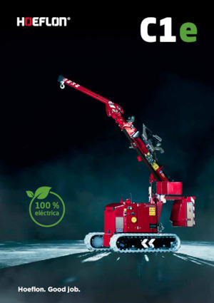 Gru cingolate - braccio telescopico Hoeflon Hoeflon C1e