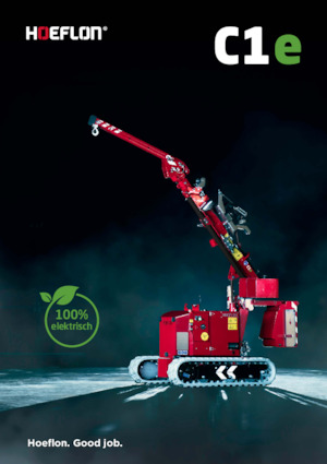 Gru cingolate - braccio telescopico Hoeflon Hoeflon C1e