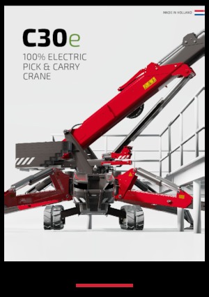 Gru cingolate - braccio telescopico Hoeflon Hoeflon C30e