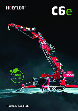 Gru cingolate - braccio telescopico Hoeflon Hoeflon C6e