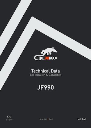 Gru cingolate - braccio telescopico Jekko JF990