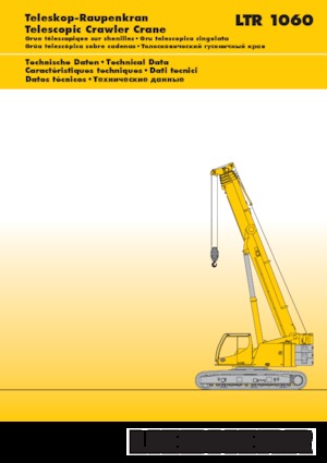 Gru cingolate - braccio telescopico Liebherr LTR 1060