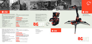 Gru cingolate - braccio telescopico BG Lift M 250