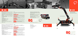 Gru cingolate - braccio telescopico BG Lift M 400