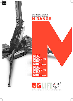 Gru cingolate - braccio telescopico BG Lift M 100
