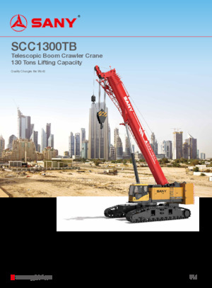 Gru cingolate - braccio telescopico Sany SCC1300TB 