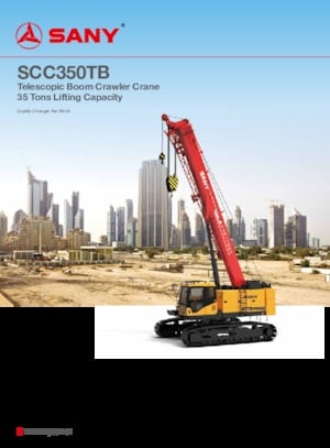Gru cingolate - braccio telescopico Sany SCC350TB