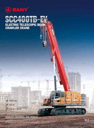 Gru cingolate - braccio telescopico Sany SCC400TB-EV