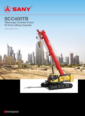 Gru cingolate - braccio telescopico Sany SCC400TB