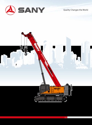 Gru cingolate - braccio telescopico Sany SCC550TB