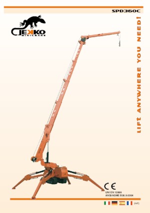 Gru cingolate - braccio telescopico Jekko SPD360C