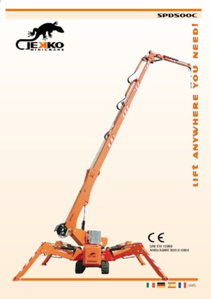 Gru cingolate - braccio telescopico Jekko SPD500C