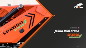 Gru cingolate - braccio telescopico Jekko SPX650