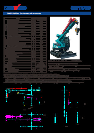 Gru cingolate - braccio telescopico Sunward SWTC5D