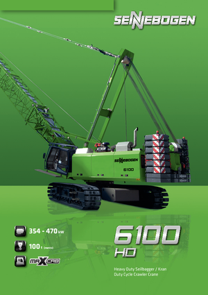 Gru cingolate - braccio a traliccio Sennebogen 6100 HD-B
