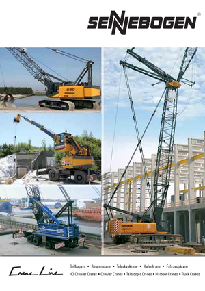 Gru cingolate - braccio a traliccio Sennebogen 6130 HD