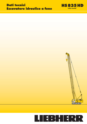 Gru cingolate - braccio a traliccio Liebherr HS 835 HD Litr.