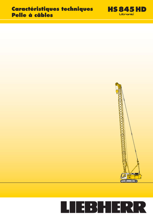 Gru cingolate - braccio a traliccio Liebherr HS 845 HD Litr.