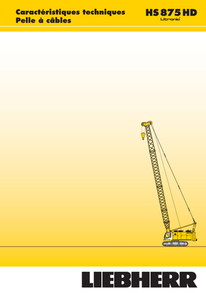 Gru cingolate - braccio a traliccio Liebherr HS 875 HD Litr.