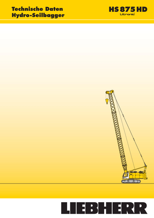Gru cingolate - braccio a traliccio Liebherr HS 875 HD Litr.