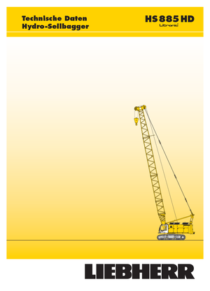 Gru cingolate - braccio a traliccio Liebherr HS 885 HD Litr.