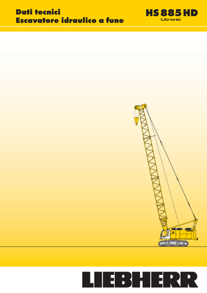 Gru cingolate - braccio a traliccio Liebherr HS 885 HD Litr.