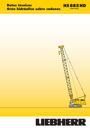 Gru cingolate - braccio a traliccio Liebherr HS 885 HD Litr.