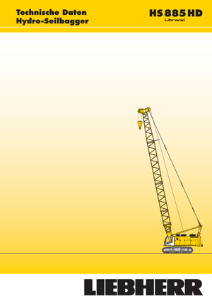 Gru cingolate - braccio a traliccio Liebherr HS 885 HD Litr.